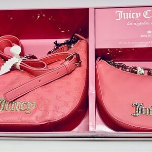 Juicy Couture Pink Hobo Bag with Casual Silhouette